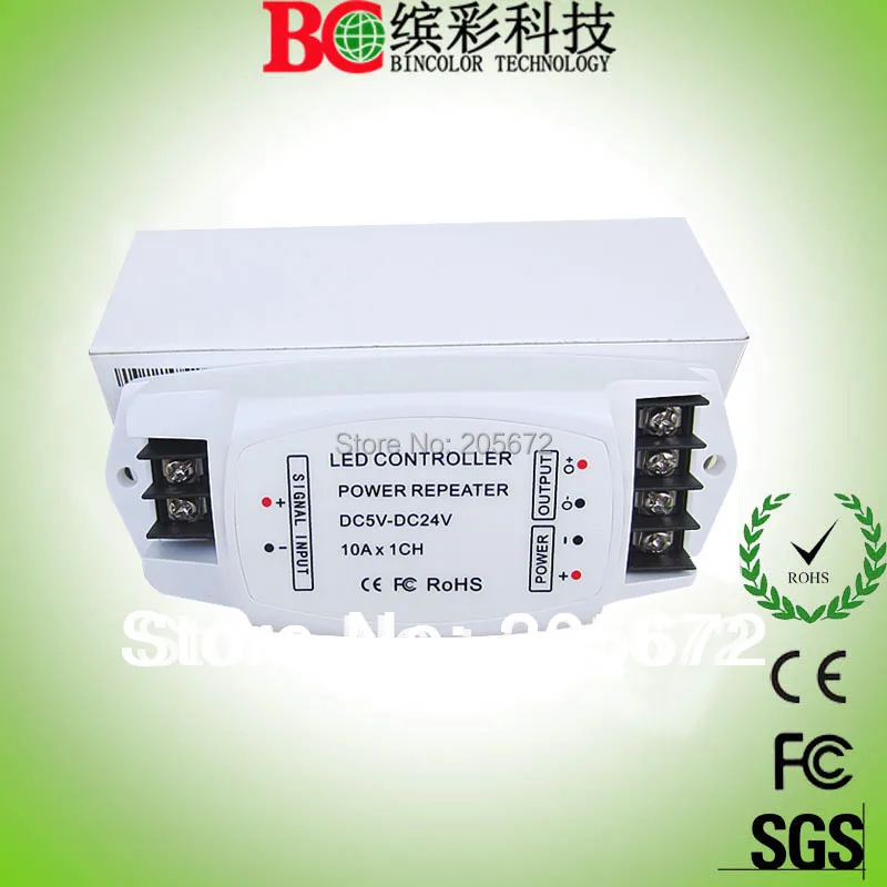 Bc-960-10a Мощность ampilier 10A * 1 канал LED повторитель Данных/LED моно усилитель