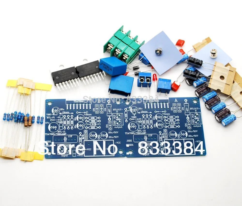 TDA7294 60 Вт + Двухканальный аудио усилитель мощности комплект для DIY 2шт PCB Kit|kit kits|kit