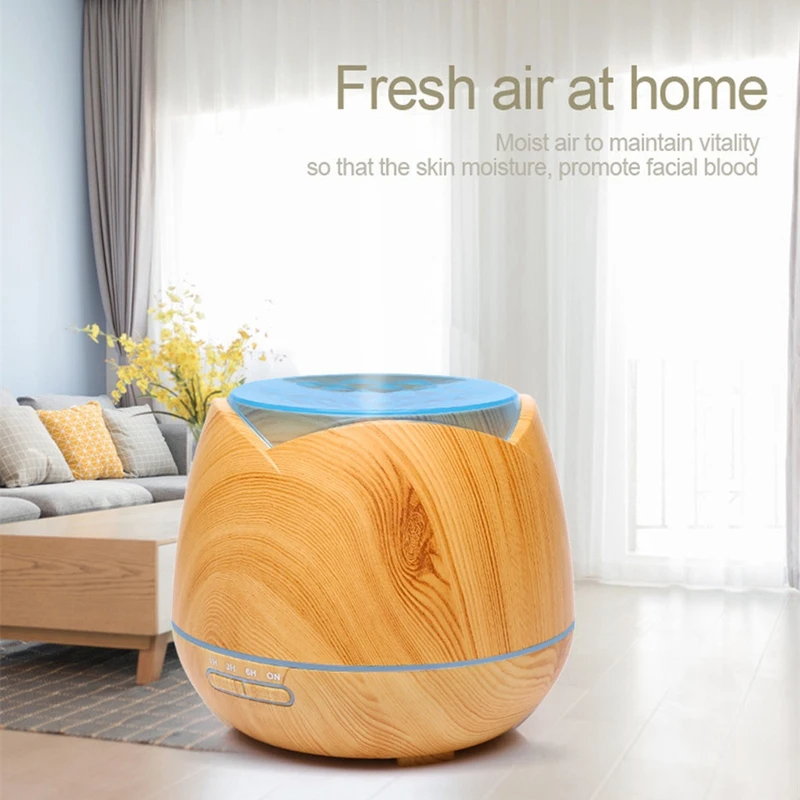 7 цветов светодиодные лампы Ультразвуковой увлажнитель воздуха 400 мл