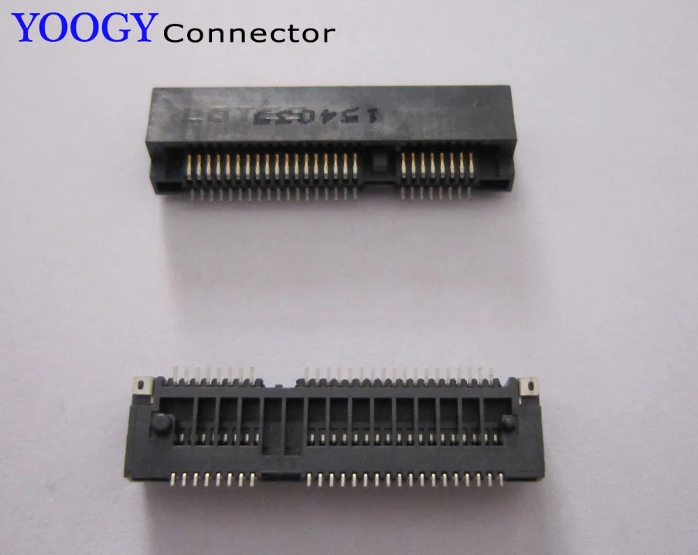1 шт. Mini PCI E слот Разъем 5 2 мм высокая посадка для материнская плата ноутбука