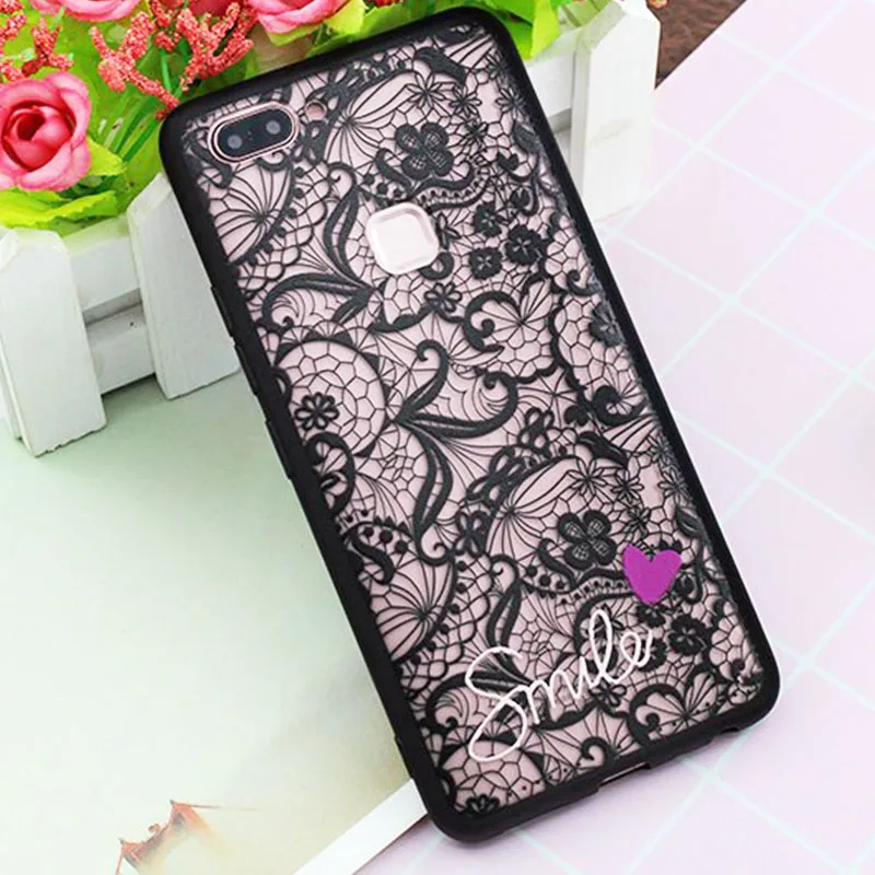Kerzzil Lace Flower Hard PC+TPU Case For Samsung Galaxy S9 S8 Plus S7 edge Note 8 9 J7 J6 J5 J4 J3 J2 2017 A3 A5 A8 A6 2018 |