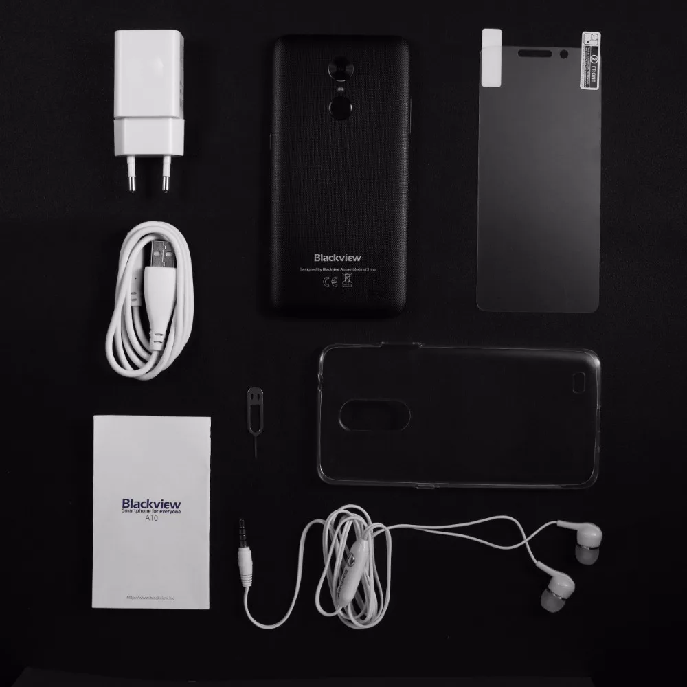 Оригинал Blackview A10 мобильный телефон 5 0 "Unibody MT6580A Quad core 2 ГБ Оперативная память + 16