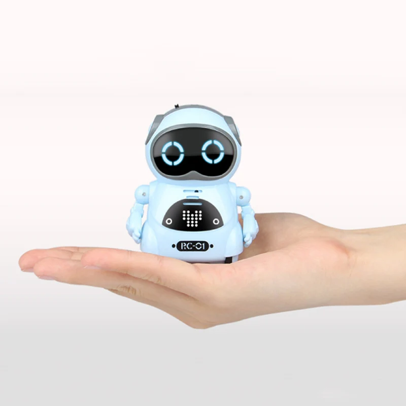Многофункциональный Электрический голосовой умный мини карманный робот раннее
