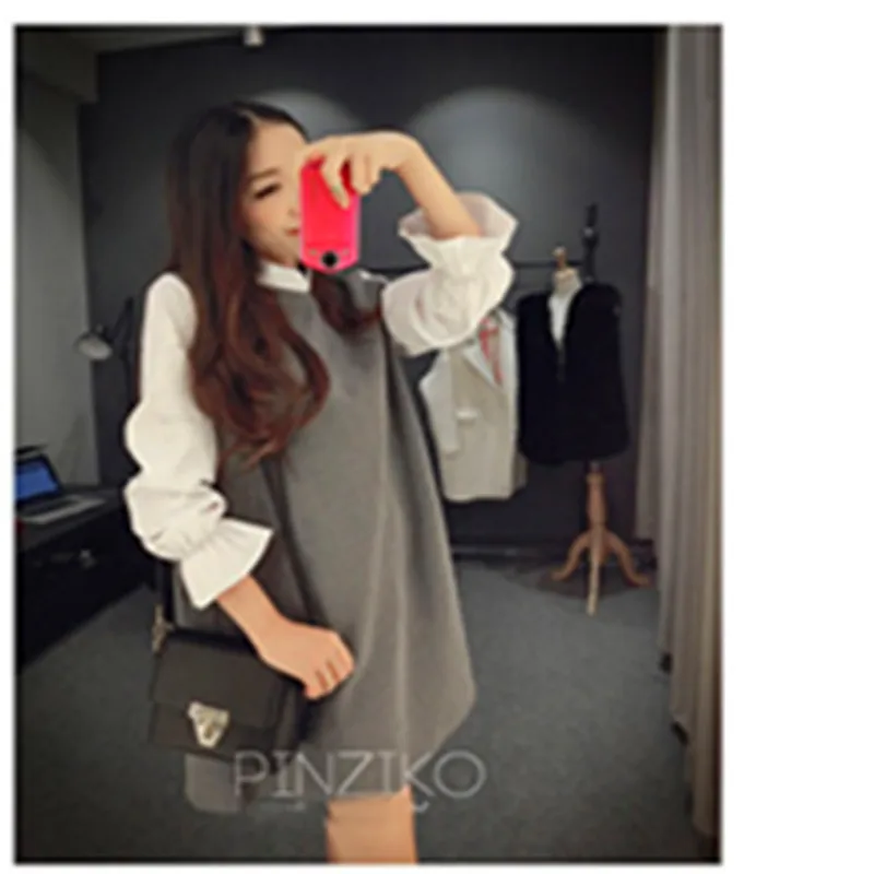 Свободное платье для беременных по специальной цене на весну и осень женская