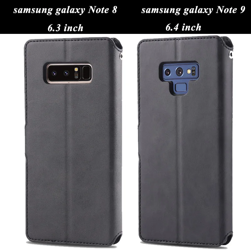 Винтажный кожаный чехол книжка для samsung galaxy Note 8 Note9|Бамперы| |