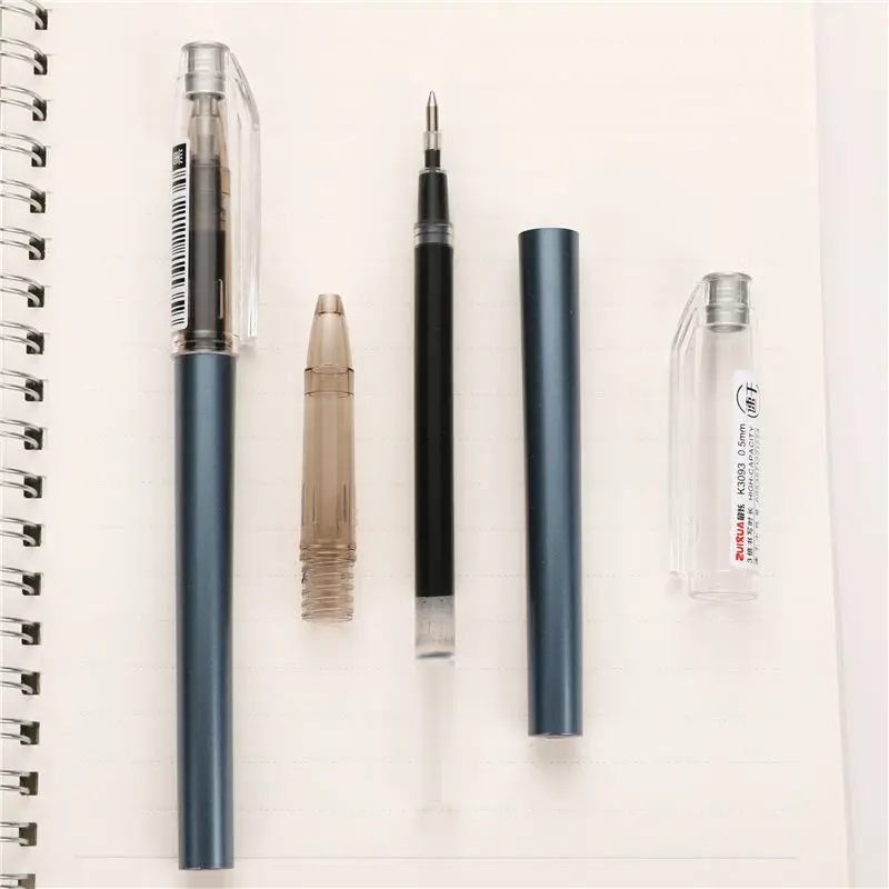 1 шт. большой Ёмкость быстрое высыхание гель черные чернила для ручки 0 5 мм ручка