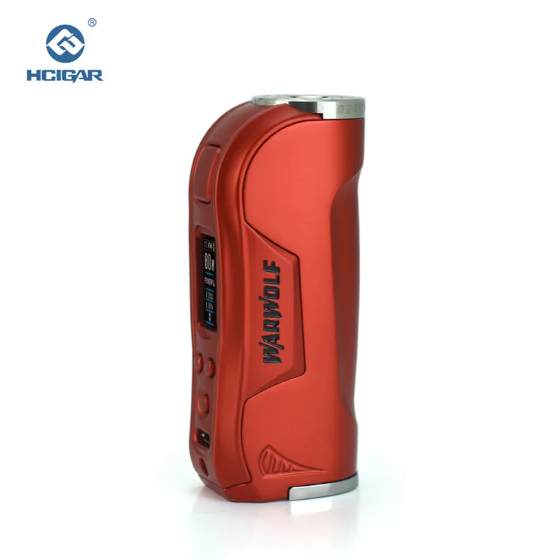 Оригинальный HCIGAR Warwolf 510 поток электронная сигарета мод выход 1-80 Вт ватт и темп