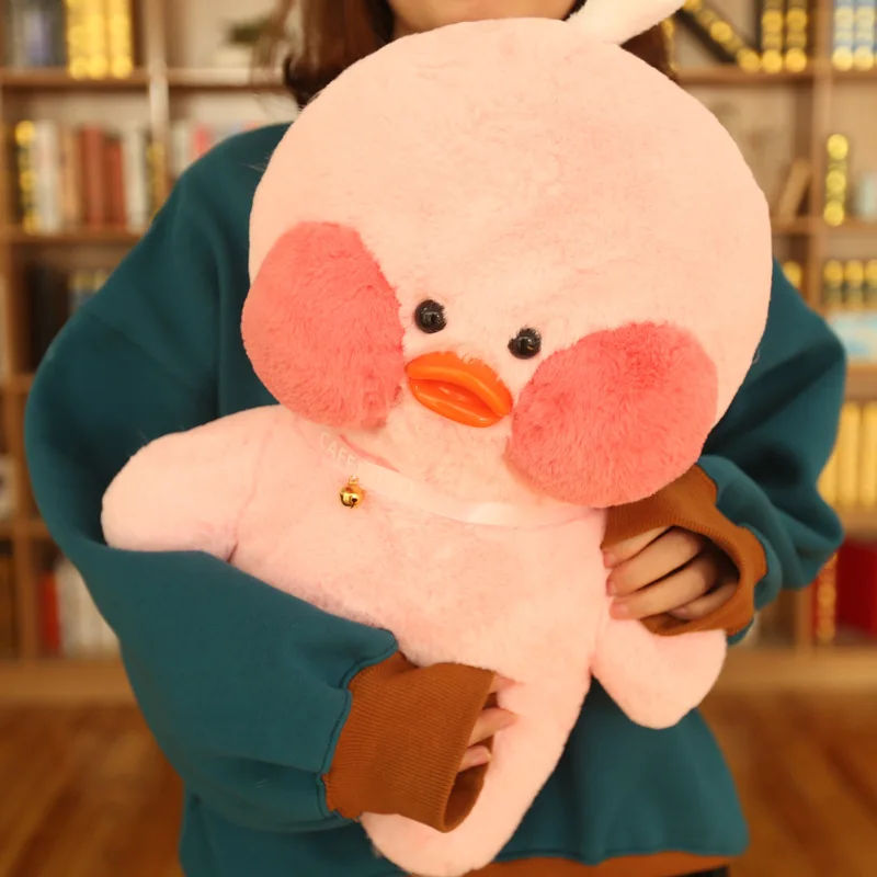 A 50 см Kawaii LaLafanfan кафе утка плюшевая игрушка милые животные Утка Мягкая кукла детские игрушки Рождественский подарок на день рождения для детей - Цвет: A