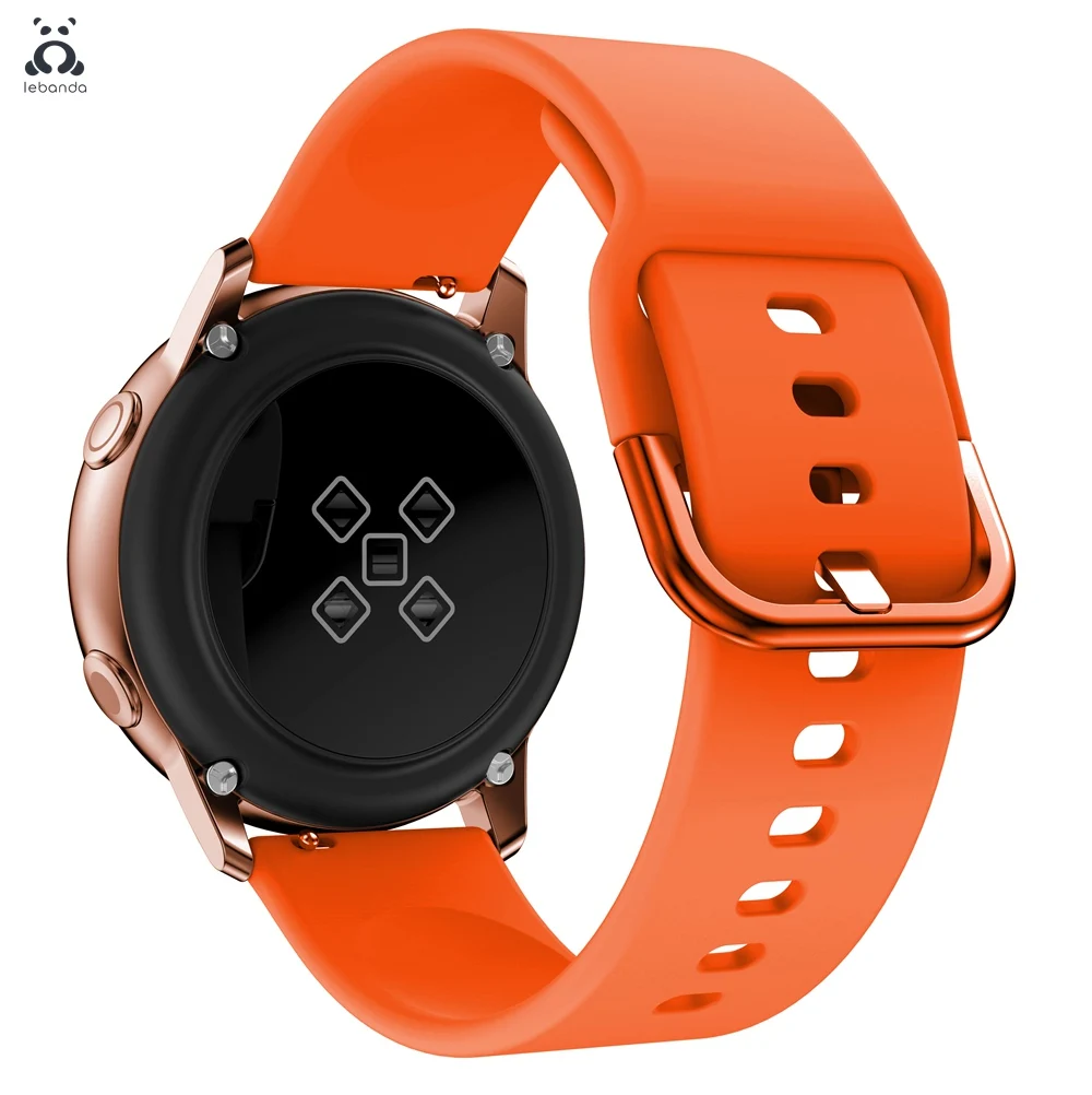 Lebanda спортивный ремешок для Galaxy watch активный силиконовый ремешок для samsung Galaxy 42 мм аксессуары для часов Мягкая дышащая Замена