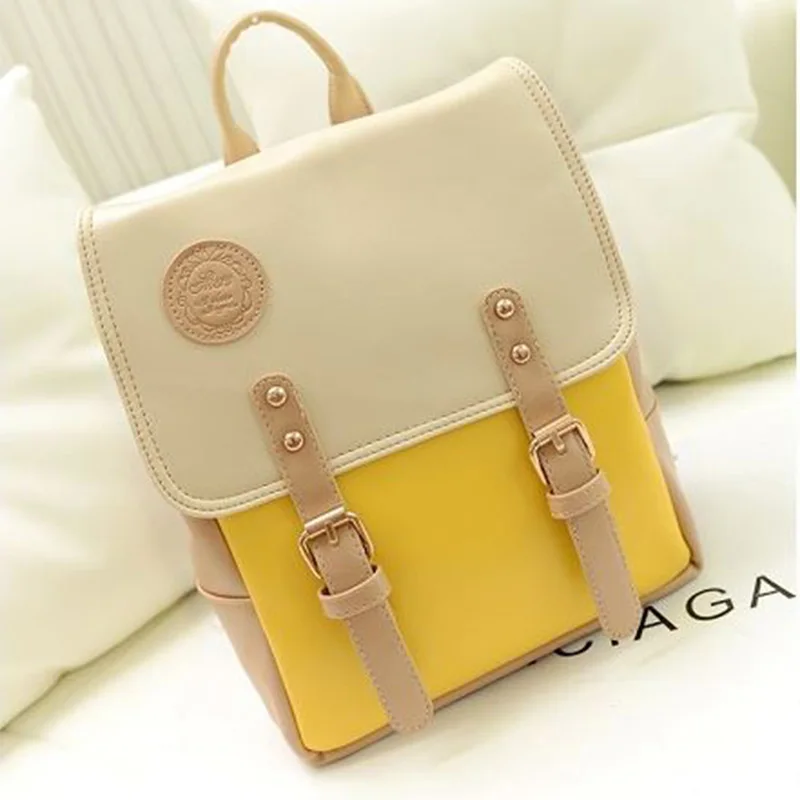 Женский кожаный рюкзак новинка 2017 модные школьные рюкзаки для девочек