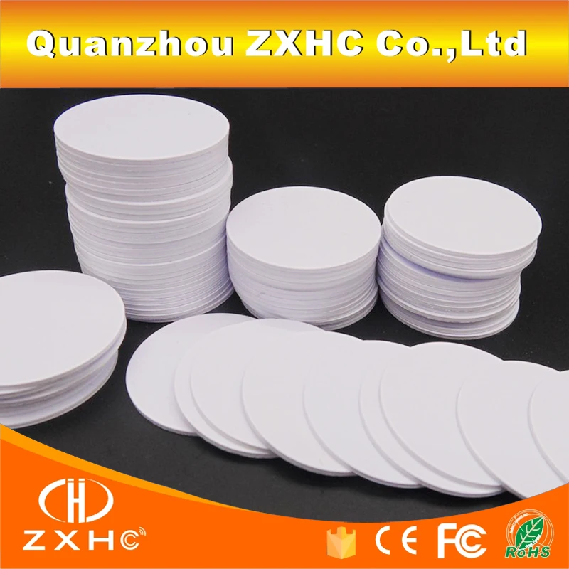 125 кГц TK4100/EM4100 совместимые RFID метки круглой формы 25 мм x 1 водонепроницаемые