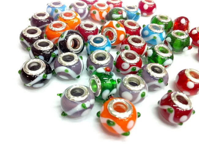 Free shipping Wholesale lots 200 Murano Lampwork glass bead jewelry can use necklace earing bracelet ect | Украшения и аксессуары