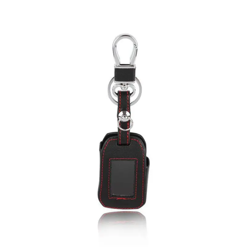 A92 Case Keychain Genuine Leather Cover For StarLine LCD Remote Two-Way Car Alarm Transmitter | Автомобили и мотоциклы