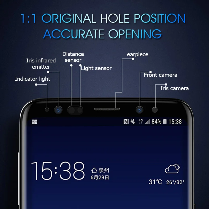 20D изогнутое закаленное Высокопрочное Экран протектор для samsung Galaxy S9 S8 S6 S7 Edge Plus