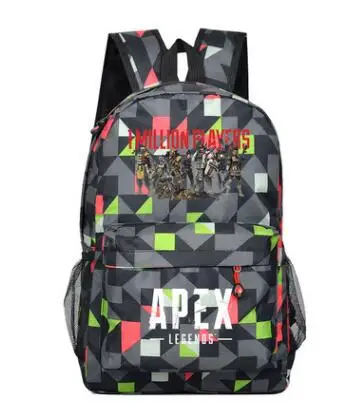 2019 Новый APEX Legends фосфоресирующий рюкзак большой емкости модная мужская сумка для
