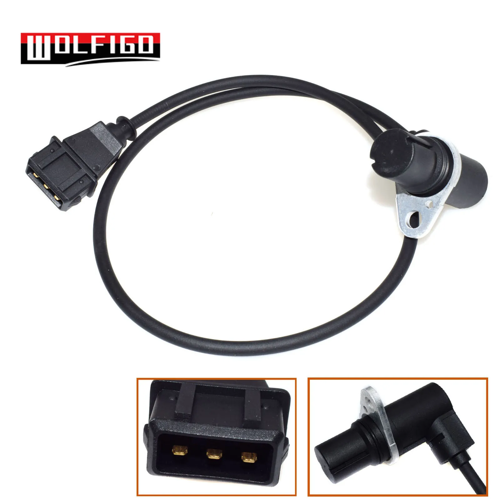 Датчик положения коленчатого вала WOLFIGO для VW Corrado Golf Passat Polo Sharan Vento Seat Alhambra Ibiza Cordoba