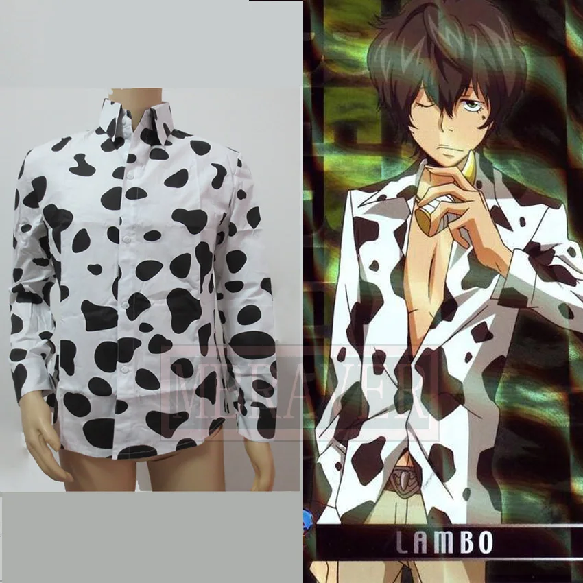 Аниме katekyo hitman reborn! Костюм Ламбо ранбо для косплея HitmanReborn