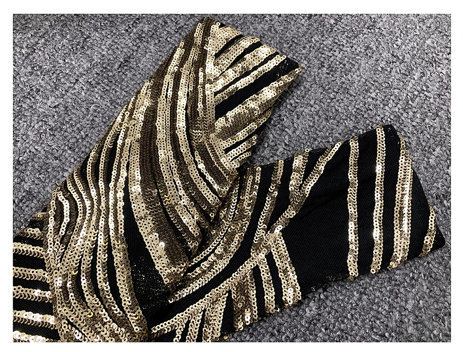 Женское Платье До Колена Liser Клубное облегающее платье золотистого цвета с