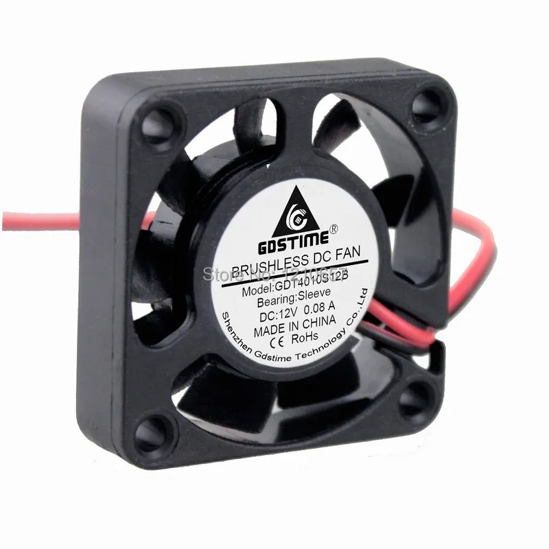 30 штук в партии 40 мм 40x10 4 см 4010s DC 12V 2Pin 2510 разъем мини Бесщеточный Охлаждающий