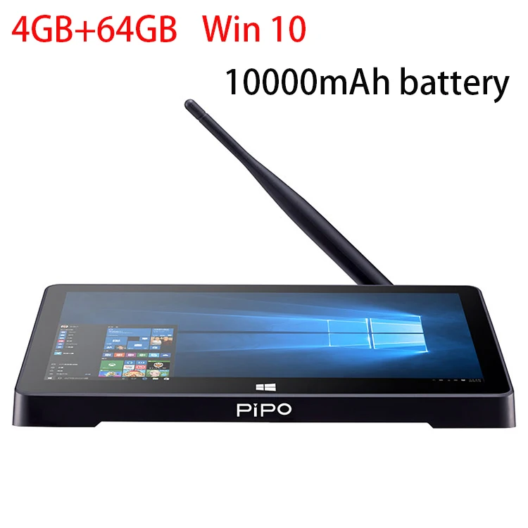 64GB win 10 10," PiPo X10 Pro мини ПК Win10 ТВ коробка intel X5-Z8350 Четырехъядерный 4 Гб ram 32 ГБ rom 1920*1280 HDMI WiFi - Комплект: 64GB win 10