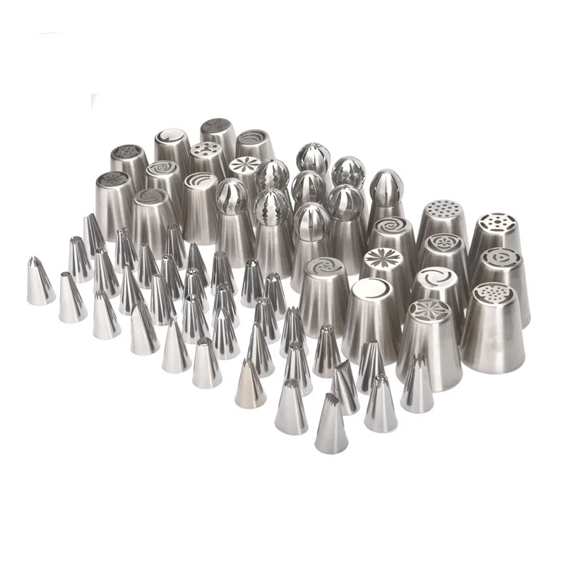 69 шт./компл. Кондитерские насадки из нержавеющей стали инструменты для украшения