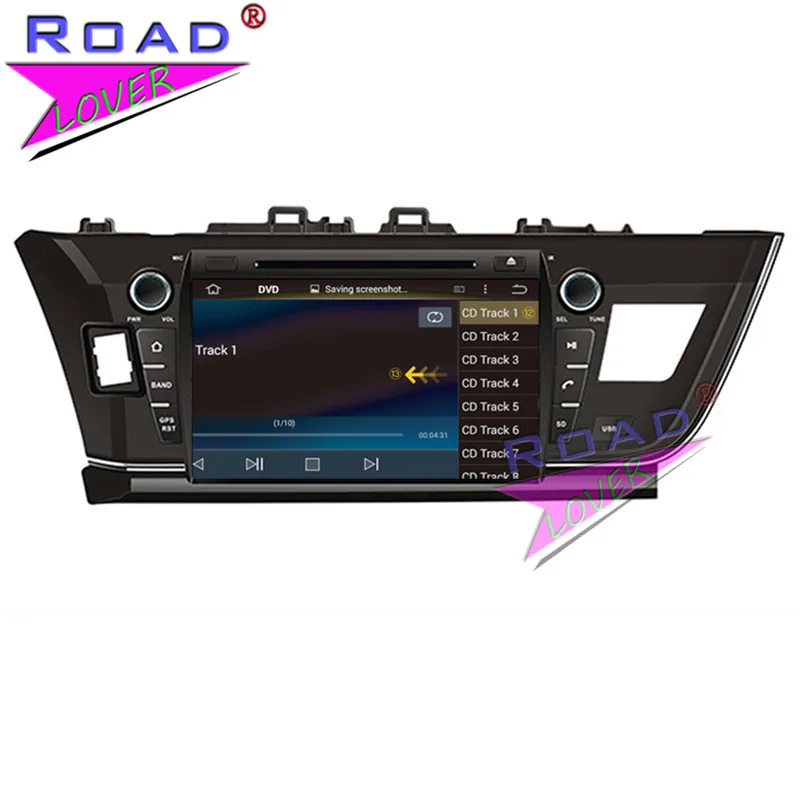 Roadlover Android 9 0 Автомобильный мультимедийный DVD плеер радио для Toyota Corolla 2013 Стерео GPS