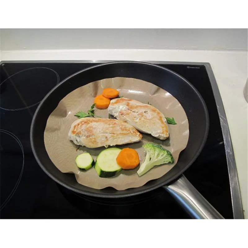 2 шт. Коврик Для Сковороды тефлоновая антипригарная кухонная подкладка лист