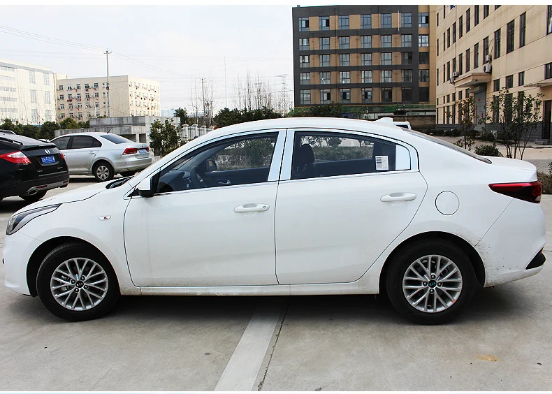 Lsrtw2017 нержавеющая сталь окна автомобиля планки украшения для kia rio k2