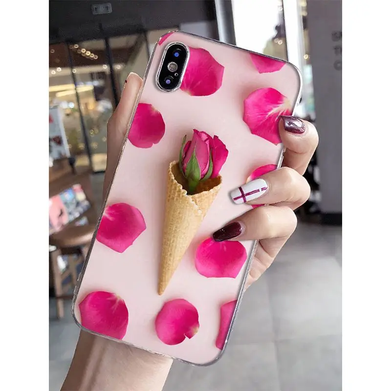 Высококачественный чехол для телефона Babaite яркие цвета мороженое цветы Apple iPhone 8 7