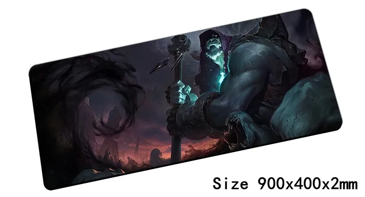 Коврик для мыши Yorick 90x40 см, коврик для мыши lol, нетбук, компьютерный коврик для мыши «пастушья души», игровой коврик для мыши, игровой коврик для мыши для ноутбука