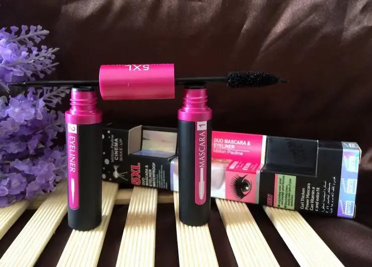 Косметическая тушь для макияжа 6 мл + 24 шт./лот|mascara mascara|waterproof mascaramascara waterproof |