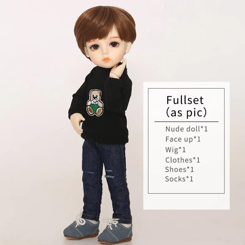 Fullset As Pic Dollmore Narang 1/6 BJD кукла для девочек YoSD slime Linachouchou Littlefee Napi Модный магазин Мини фигурки из смолы - Цвет: Fullset As Pic