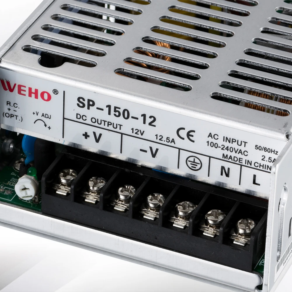 (SP 150 12) 12V 12.5A CE ROHS металлический чехол с функцией PFC 150W Промышленный источник