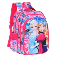 disney new backpack frozen princess primary school bag 3d cartoon childrens schoolbag kindergarten small backpack