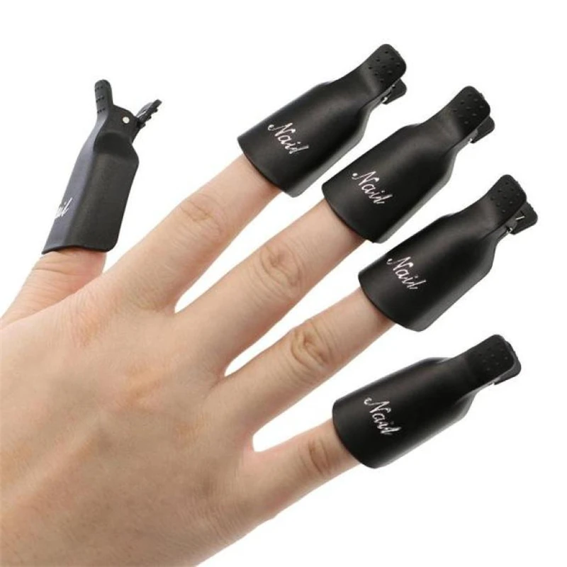 10 шт. средство для снятия УФ гель-лака обертывание приложение 5X2 см Soaker Caps ongles materiel средство для снятия лака для ногтей