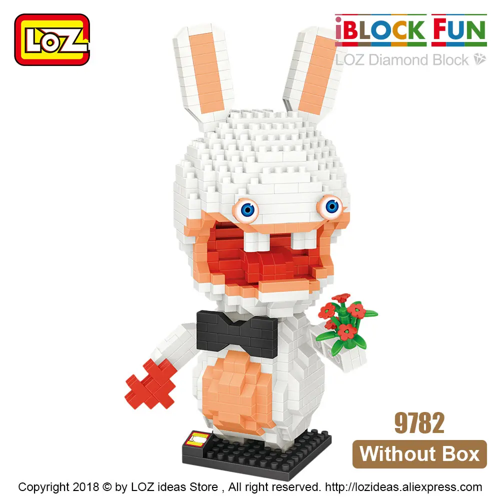 9782 Without Box LOZ, алмазные блоки, сборка, аниме, фигурка, Kawaii, мини микро строительные блоки, кирпичи, сделай сам, развивающие игрушки для детей, подарок - Цвет: 9782 Without Box