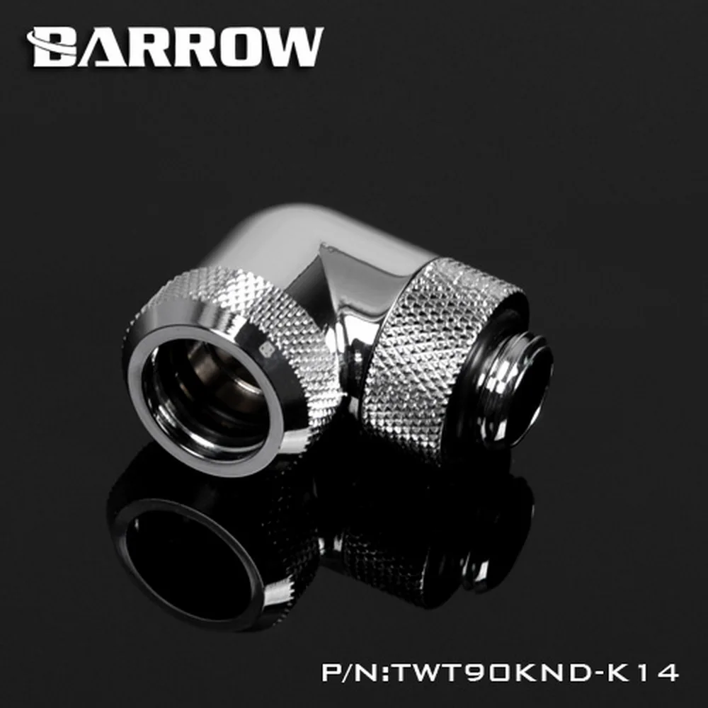 Barrow G1/4 &quotКолено 90 градусов жесткая трубка Женский фитинг фоторазъем|hard tube|barrow