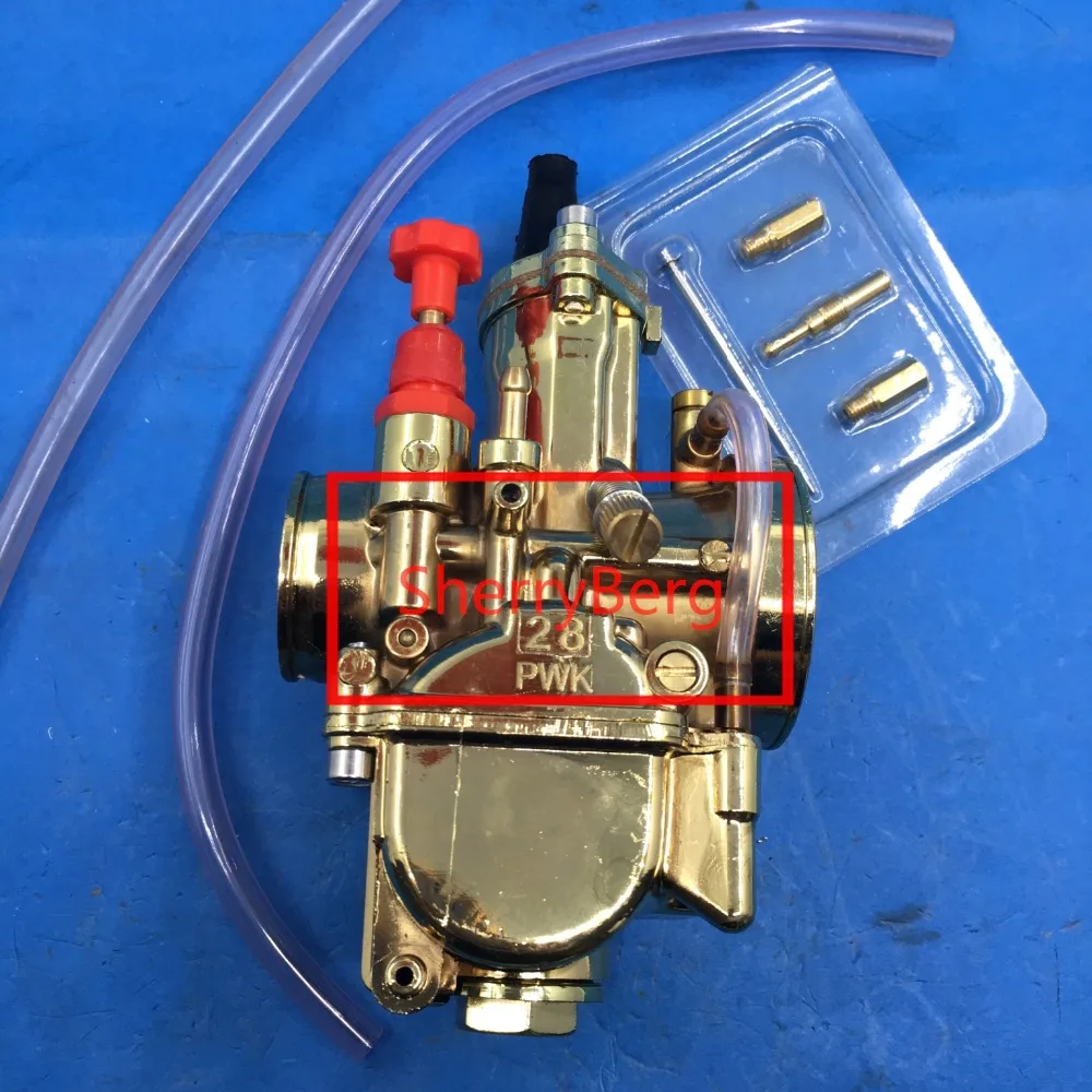 Карбюратор PWK золотого цвета КАРБЮРАТОР 28 мм для квадроциклов 2T Dinli AEON Apex Polaris carb