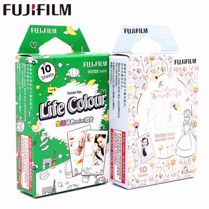 Fujifilm 20 листов Instax Мини-Новый Alice + жизни цвет мгновенных Фильм фотобумага для Mini 8 7