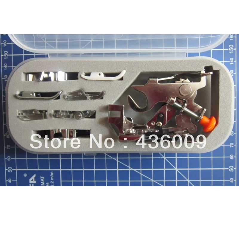 Домашняя прижимная лапка для шитья набор ног 008 001 singer janome brother pfaff toyota|presser foot feet