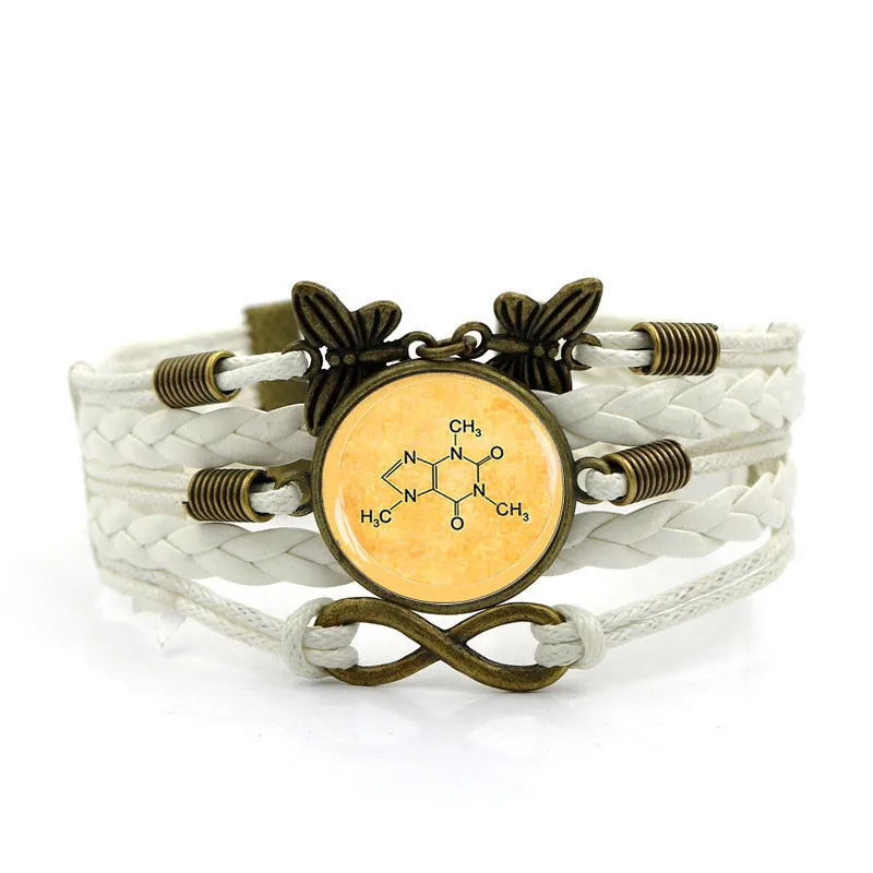 Винтажные Ювелирные изделия выпуклая комбинация кофеина винтажные браслеты в