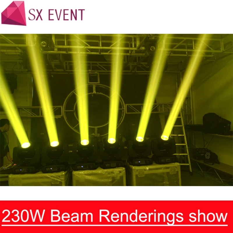 230 Вт движущаяся головка Beam7R движущаяся головка Шарпи луч Лира 230 Вт движущаяся голова светильник луч 230 луч 7R диско светильник s для DJ клуба