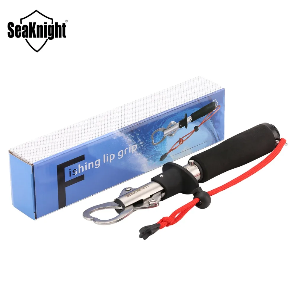 SeaKnight SK002 рыбных крючка Нержавеющая сталь Портативный рыболовный инструмент со шкалой Максимальная нагрузка 15 кг захват для губы рыбы контроллер рыболовные снасти