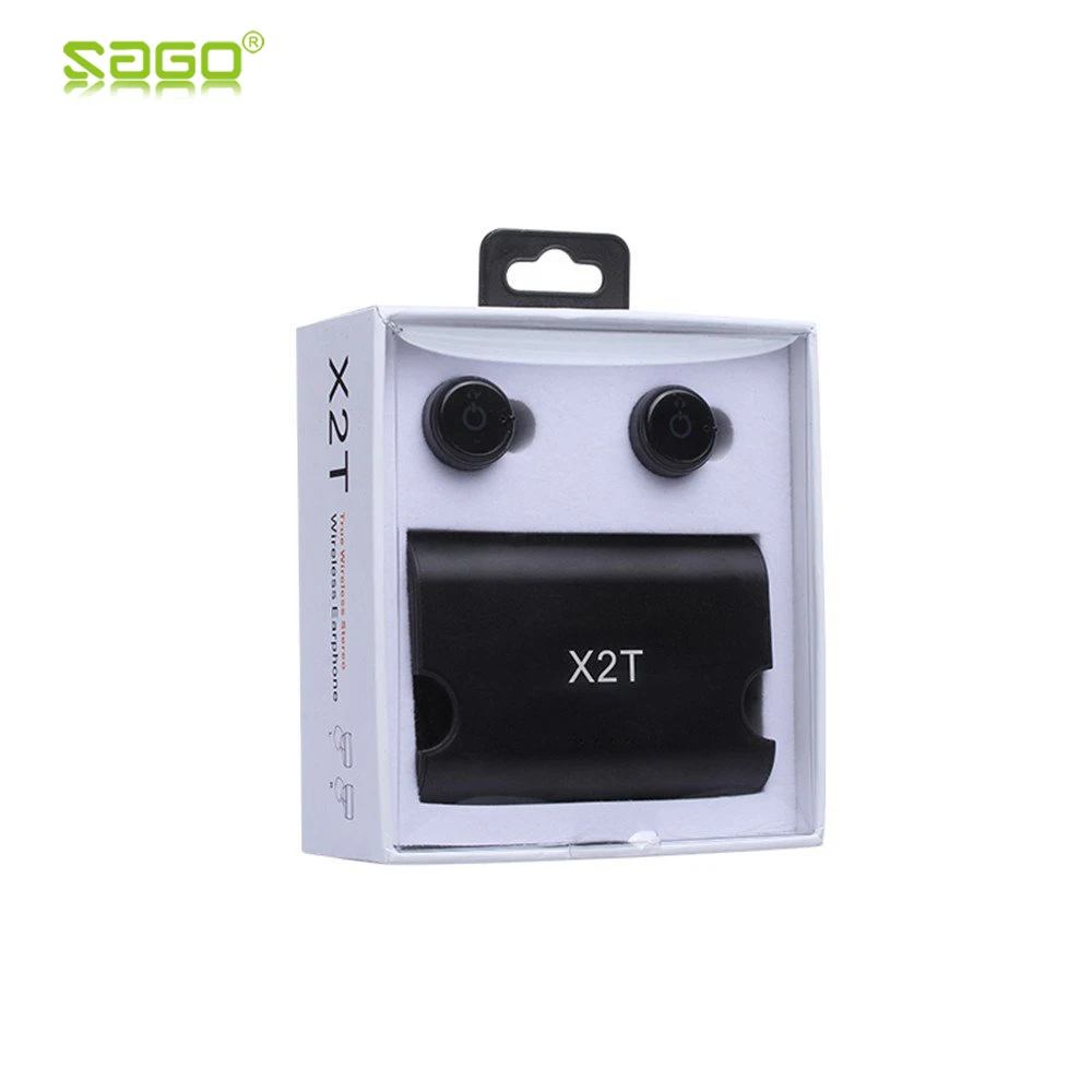 True беспроводной наушники близнецов X2T Bluetooth CSR4.2 стерео с магнитной зарядное
