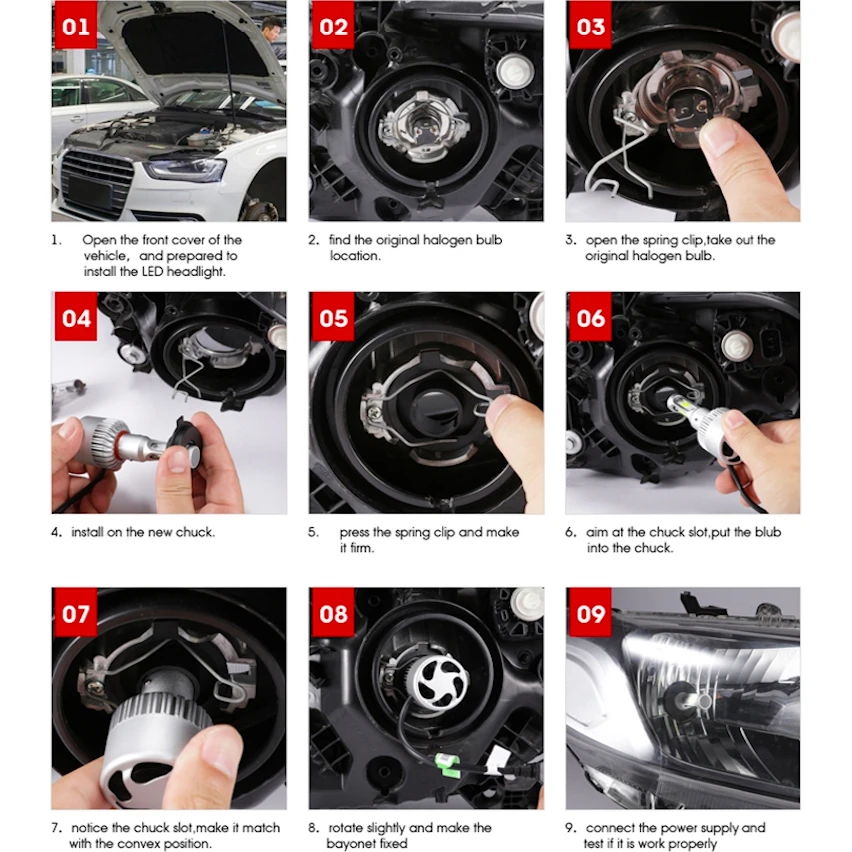 

Car lights H11 LED Fog Light For Nissan Altima 2005 - 2014 Altima Fog Light 6000K COB chip