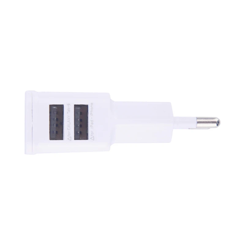 5V2.1A EU Plug 2 Dual USB зарядное устройство для Samsung S8 S9 S10 S6 S5 S4 S3 J3 J5 J7 Prime адаптер питания
