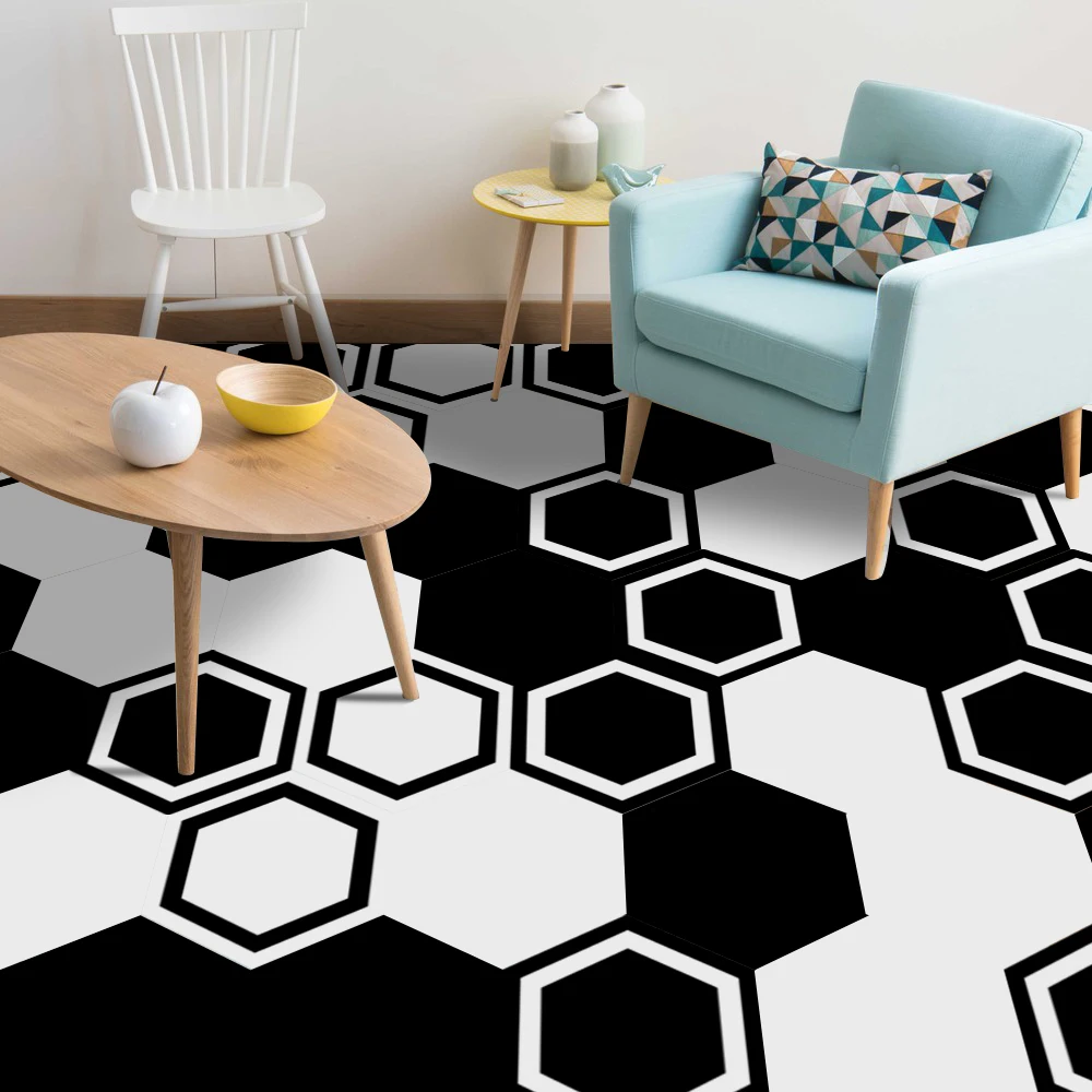 ПВХ-плитка для пола Hexagon