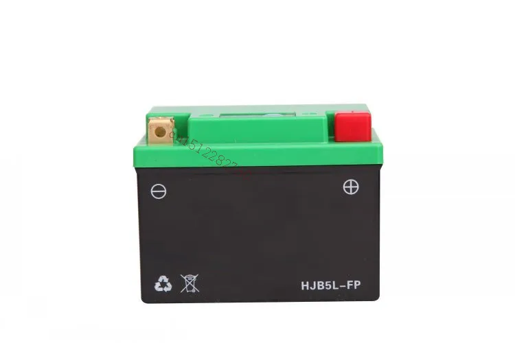 2 шт./лот 12 В 5 л высококачественный литиевый аккумулятор для запуска мотоцикла