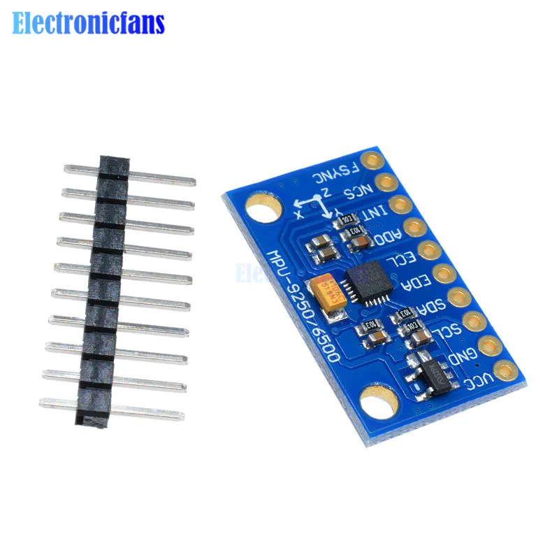 Комплект SPI IIC/I2C 1 комплект MPU 9250 9 осей отношение гироскоп акселератор магнитометр