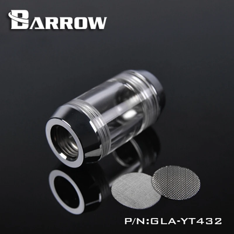 Barrow G1/4 &quotВстроенный акриловый фильтр фотолампы черный белый серебристый
